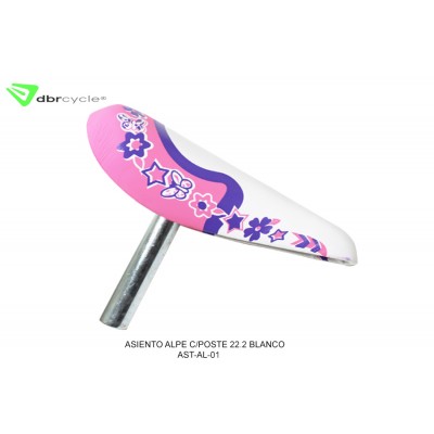 Asiento Alpe C/poste 22.2 Blanco