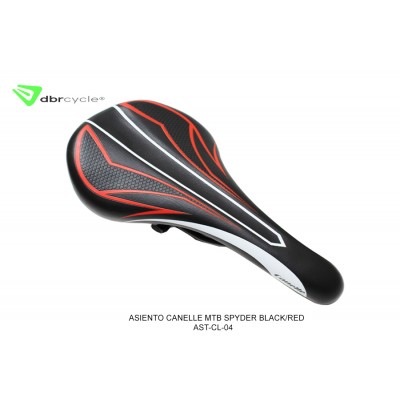 Asiento Canelle MTB Spyder Blk/Red